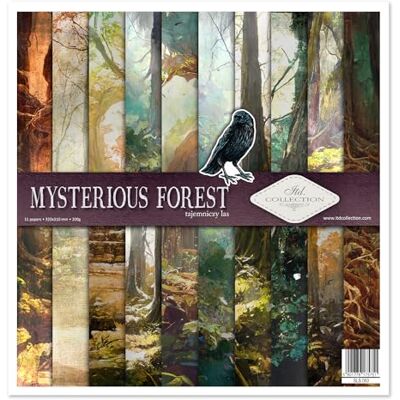 ITD Collection Scrapbooking Package 12 x 12 inches, Scrapbooking Paper, Decorative Paper, Decoupage, Card Making, Paper Size 310 x 320 mm (Mysterious Forest, SLS053) ITD Collection Scrapbooking Package 12 x 12 inches, Scrapbooking Paper, Decorative Paper, Decoupage, Card Making, Paper Size 310 x 320 mm (Mysterious Forest, SLS053)