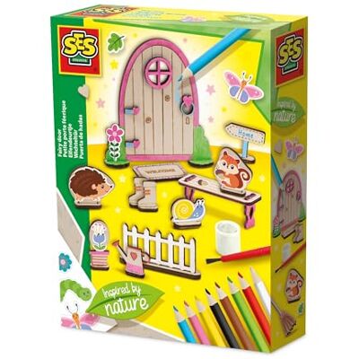 Creative Labs 14038 Fairy Door Inspired by Nature Creative Craft Kit for Kids Aged 5+ Includes Wooden Mini Door and Accessories for Easy Assembly Creative Labs 14038 Fairy Door Inspired by Nature Creative Craft Kit for Kids Aged 5+ Includes Wooden Mini Door and Accessories for Easy Assembly