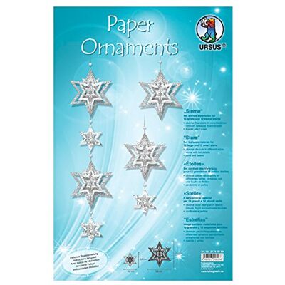 Ursus 21740099 – Paper Ornaments Star Craft Kit Ursus 21740099 – Paper Ornaments Star Craft Kit