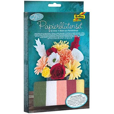 Folia – papierblütenset for Min. 11 Flowers Crepe Solid Folia – papierblütenset for Min. 11 Flowers Crepe Solid