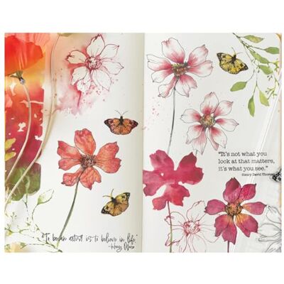 Sizzix Clear Rubber Stamp Set, Wild Blooms by Willow Wolfe, 11 Stamps Sizzix Clear Rubber Stamp Set, Wild Blooms by Willow Wolfe, 11 Stamps