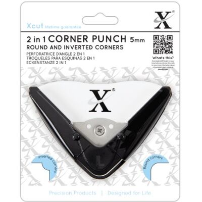 Xcut Corner Punch 2 In 1 5mm Radius, Easy To Use Puncher Create Designs On Craft Makes For Paper, Thin Card, Craft Supplies Xcut Corner Punch 2 In 1 5mm Radius, Easy To Use Puncher Create Designs On Craft Makes For Paper, Thin Card, Craft Supplies