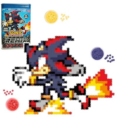 TOMY Jixelz® Remix Sonic The Hedgehog Craft Kit – Running Shadow – 700+ Pieces TOMY Jixelz® Remix Sonic The Hedgehog Craft Kit – Running Shadow – 700+ Pieces