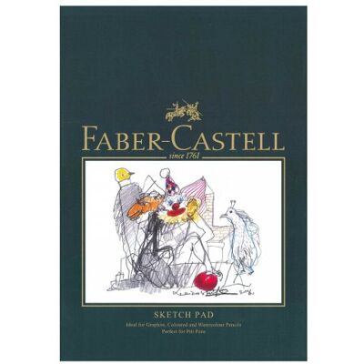Faber-Castell Art & Graphic Sketch Pad, A4, Acid Free Gummed Paper Pad, 160 GSM, 40 Sheets for Graphite, Pencil, Coloured and Watercolour Pencils, Charcoal, Pitt Pens, Arts, Craft, Home and School Faber-Castell Art & Graphic Sketch Pad, A4, Acid Free Gummed Paper Pad, 160 GSM, 40 Sheets for Graphite, Pencil, Coloured and Watercolour Pencils, Charcoal, Pitt Pens, Arts, Craft, Home and School