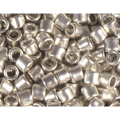 INNSPIRO Japanese Cylinder Treasure Genuine Matte Silver 3.3mm.8/0 100g. INNSPIRO Japanese Cylinder Treasure Genuine Matte Silver 3.3mm.8/0 100g.