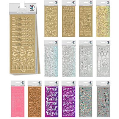 Ursus 59260007 – Creative Sticker Set Girl, Set of 15 Different Coloured Sticker Sheets, Self-Adhesive, Easy Peel, Suitable for Card Making Ursus 59260007 – Creative Sticker Set Girl, Set of 15 Different Coloured Sticker Sheets, Self-Adhesive, Easy Peel, Suitable for Card Making