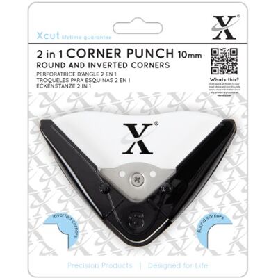 Xcut Corner Punch 2 In 1 10mm Radius, Easy To Use Puncher Create Designs On Craft Makes For Paper, Thin Card, Craft Supplies Xcut Corner Punch 2 In 1 10mm Radius, Easy To Use Puncher Create Designs On Craft Makes For Paper, Thin Card, Craft Supplies