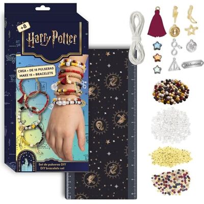 CERDÁ LIFE'S LITTLE MOMENTS Harry Potter DIY Bracelet Set Creative Kit with Beads, Elastic and Magic Charms from Hogwarts Houses Design 15+ Bracelets in Magic Style CERDÁ LIFE'S LITTLE MOMENTS Harry Potter DIY Bracelet Set Creative Kit with Beads, Elastic and Magic Charms from Hogwarts Houses Design 15+ Bracelets in Magic Style
