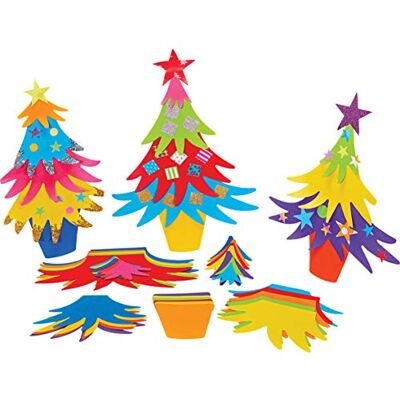 Springboard Mix and Match Layer Trees Christmas Craft Activity (Pack of 20) Springboard Mix and Match Layer Trees Christmas Craft Activity (Pack of 20)