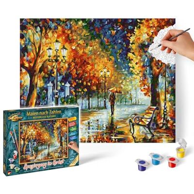 Schipper 609240910 Paint by Numbers Walk in Autumn Painting Pictures for Adults, Includes Brush and Acrylic Paints, 24 x 30 cm Schipper 609240910 Paint by Numbers Walk in Autumn Painting Pictures for Adults, Includes Brush and Acrylic Paints, 24 x 30 cm