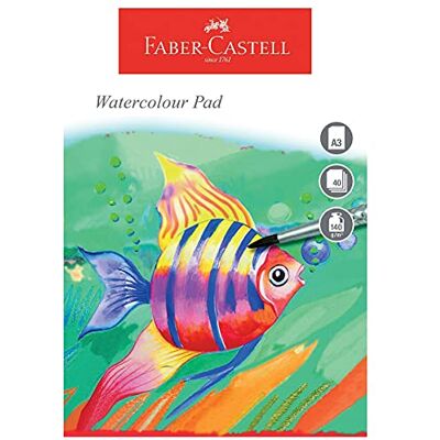 Faber-Castell WD793215 A3 140 GSM Watercolour Pad Faber-Castell WD793215 A3 140 GSM Watercolour Pad