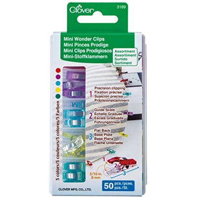 Clover Mini Wonder Clips(Assortment 50pcs), Multicolour, 15.5 x 3.5 x 7.5 cm Clover Mini Wonder Clips(Assortment 50pcs), Multicolour, 15.5 x 3.5 x 7.5 cm