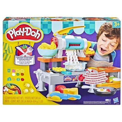 Play-Doh Super Sizzlin' Kitchen Playset, Realistic Cooking Toy Sounds, 25+ Play Foods to Create, Kids Arts & Crafts 3+ Play-Doh Super Sizzlin' Kitchen Playset, Realistic Cooking Toy Sounds, 25+ Play Foods to Create, Kids Arts & Crafts 3+