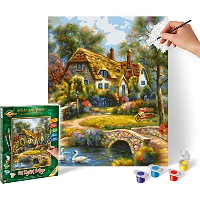 Schipper Painting By Numbers Old English Cottage Master Class Classic 24x30 cm Schipper Painting By Numbers Old English Cottage Master Class Classic 24x30 cm
