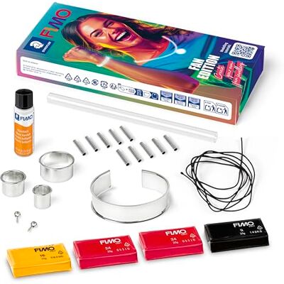 STAEDTLER FIMO Football Fan Jewellery Set DIY Fan Accessory Kit Germany, Spain, Belgium & More for Crafting and Modelling Complete Set for Necklace and Bangle STAEDTLER FIMO Football Fan Jewellery Set DIY Fan Accessory Kit Germany, Spain, Belgium & More for Crafting and Modelling Complete Set for Necklace and Bangle