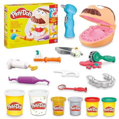 Play-Doh Drill 'n Fill Dentist Toy for Toddlers, Non-Toxic Modelling Compound Set with 6 Cans, Creative Toys for 3+ Year Old Kids Play-Doh Drill 'n Fill Dentist Toy for Toddlers, Non-Toxic Modelling Compound Set with 6 Cans, Creative Toys for 3+ Year Old Kids