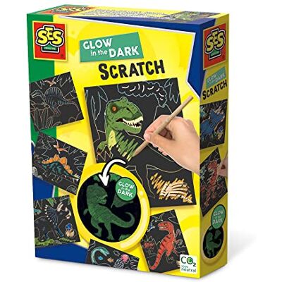 Creative Labs 14285 Glow in The Dark Scratch Dinosaurs Creative Labs 14285 Glow in The Dark Scratch Dinosaurs