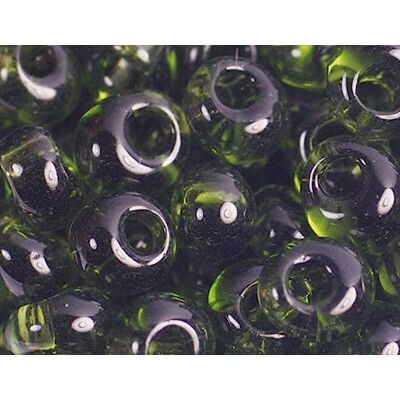 INNSPIRO Japanese magatama Beads Clear Olive Green 3mm 100g INNSPIRO Japanese magatama Beads Clear Olive Green 3mm 100g