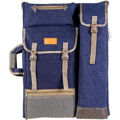 Transon Artist Backpack Art Portfolio Bag 26” x 19.5” Navy Blue Transon Artist Backpack Art Portfolio Bag 26” x 19.5” Navy Blue