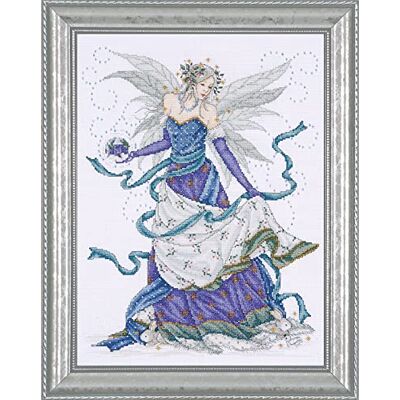 Design Works Ice Fairy Cross Stitch Kit, Multi-Colour Design Works Ice Fairy Cross Stitch Kit, Multi-Colour