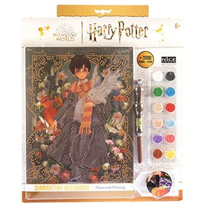 DIAMANTINY Harry Potter – Yume Fantasy Harry – Mosaic Craft Kit, Crystal Art, Diamond Painting, 1 A4 Painting DIAMANTINY Harry Potter – Yume Fantasy Harry – Mosaic Craft Kit, Crystal Art, Diamond Painting, 1 A4 Painting