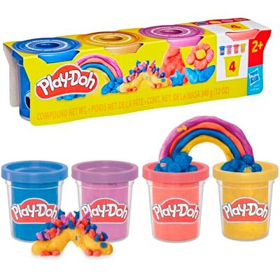 Play-Doh 4-Pack Shimmer Clay, Sparkling Metallic Compound Tubs (Dark Blue, Red, Purple & Gold), Arts and Crafts Toys for Kids (2+), Non-Toxic Modelling Compound, Gift for Kids Play-Doh 4-Pack Shimmer Clay, Sparkling Metallic Compound Tubs (Dark Blue, Red, Purple & Gold), Arts and Crafts Toys for Kids (2+), Non-Toxic Modelling Compound, Gift for Kids
