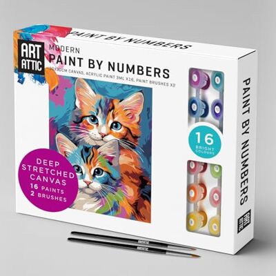 Hawksbill Paint by Numbers Cat Kit for Kids & Adults 30x30cm Canvas Acrylic Paint Set with Brushes DIY Art Craft Gift for Beginners & Hobbyist Hawksbill Paint by Numbers Cat Kit for Kids & Adults 30x30cm Canvas Acrylic Paint Set with Brushes DIY Art Craft Gift for Beginners & Hobbyist