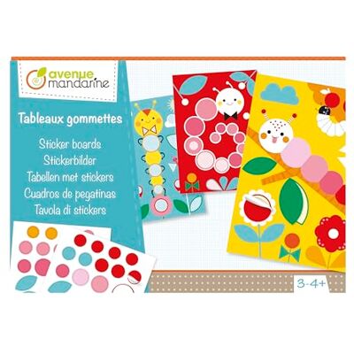 My Mandarine Avenue Mandarine KC092C One Children's Creative Box STICKER BOARD SET 5 décor boards + 5 sticker boards From 3 years CATERPILLARS Leisure Activity My Mandarine Avenue Mandarine KC092C One Children's Creative Box STICKER BOARD SET 5 décor boards + 5 sticker boards From 3 years CATERPILLARS Leisure Activity
