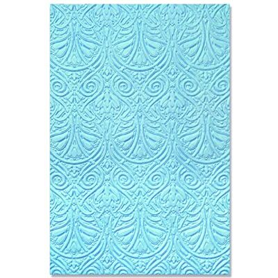 Sizzix 3-D Textured Impressions Embossing Folder Baroque 664529 Add to Your Adult Craft kit, Perfect for Crafting with Kids & cardmaking Sizzix 3-D Textured Impressions Embossing Folder Baroque 664529 Add to Your Adult Craft kit, Perfect for Crafting with Kids & cardmaking