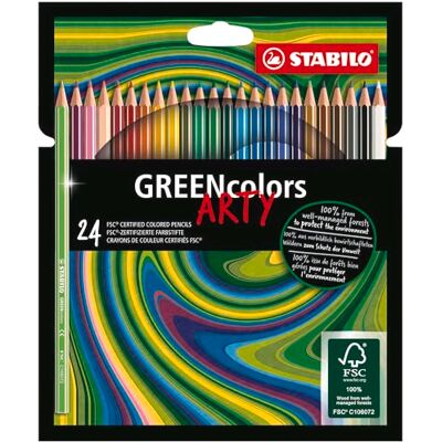 Stabilo Greencolors Arty Multicolor - Color Pencils - 24 pcs Stabilo Greencolors Arty Multicolor - Color Pencils - 24 pcs