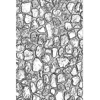 Sizzix 3-D Texture Fades Embossing Folder Mini Cobblestone by Tim Holtz, 665461 Sizzix 3-D Texture Fades Embossing Folder Mini Cobblestone by Tim Holtz, 665461