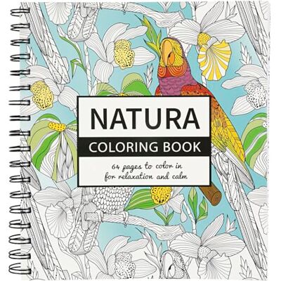 Creativ Antistress Colouring Book, size 19,5x23 cm, 64 pages, natura, 1pc Creativ Antistress Colouring Book, size 19,5x23 cm, 64 pages, natura, 1pc