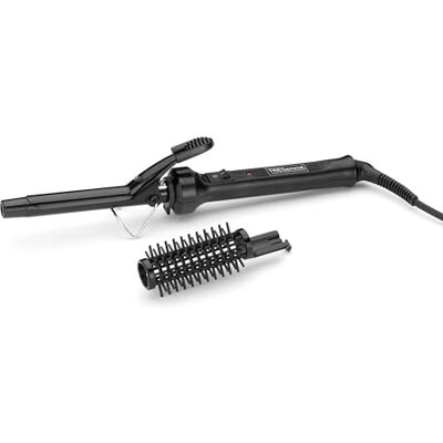TRESemmé TRESemme Defined Curls 16mm Curling Tong, Ceramic-Coated Hair Curler, Up to 185°C, Worldwide Use, Black, 271TU TRESemmé TRESemme Defined Curls 16mm Curling Tong, Ceramic-Coated Hair Curler, Up to 185°C, Worldwide Use, Black, 271TU
