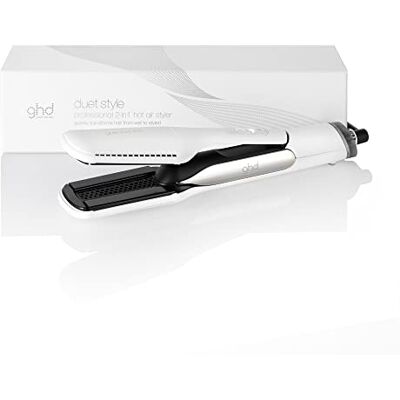 ghd Duet Style Wet to Dry Hair Straightener, 2-in-1 Styler, No Heat Damage Wet to Dry Styling, Air Technology, Dries & Straightens in One Step, No Extreme Heat Damage, UK Plug ghd Duet Style Wet to Dry Hair Straightener, 2-in-1 Styler, No Heat Damage Wet to Dry Styling, Air Technology, Dries & Straightens in One Step, No Extreme Heat Damage, UK Plug