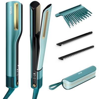 Shark SilkiPro Hair Straightener & Dryer Ceramic Wet to Dry HT401UKBL Shark SilkiPro Hair Straightener & Dryer Ceramic Wet to Dry HT401UKBL