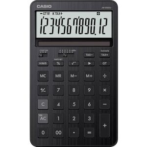 Casio JW-200DQ medium-sized desktop calculator with aluminum front, black Casio JW-200DQ medium-sized desktop calculator with aluminum front, black