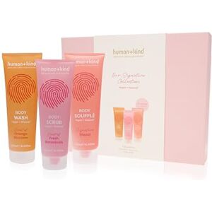 Human+Kind Natural Glow Gift Set Orange Blossom Body Wash & Signature Blend Body Soufflé Nourishing Vegan Skincare Duo Refreshing & Hydrating Self-Care Gift for Her (Signature Collection) Human+Kind Natural Glow Gift Set Orange Blossom Body Wash & Signature Blend Body Soufflé Nourishing Vegan Skincare Duo Refreshing & Hydrating Self-Care Gift for Her (Signature Collection)