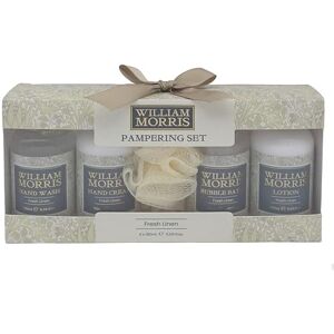 The Leonardo Collection William Morris Artichoke Pampering Set Luxury Pamper Gifts for Women Bath & Body Gift Pack with Shower Gel, Bubble Bath & Bath Accessories Ideal Christmas or Birthday The Leonardo Collection William Morris Artichoke Pampering Set Luxury Pamper Gifts for Women Bath & Body Gift Pack with Shower Gel, Bubble Bath & Bath Accessories Ideal Christmas or Birthday