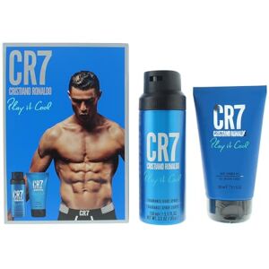 CR7 Cristiano Ronaldo Play It Cool 2 Piece Gift Set: Shower Gel 150ml Body Spr CR7 Cristiano Ronaldo Play It Cool 2 Piece Gift Set: Shower Gel 150ml Body Spr