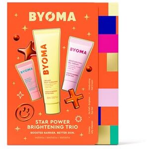 BYOMA Star Power Brightening Trio Travel Size Skincare Set Mini Eye Gel, Jelly Cleanser & Moisturizing Gel Cream Hydrating, De-Puffing & Glow Boosting Gift Set & Holiday Essentials BYOMA Star Power Brightening Trio Travel Size Skincare Set Mini Eye Gel, Jelly Cleanser & Moisturizing Gel Cream Hydrating, De-Puffing & Glow Boosting Gift Set & Holiday Essentials