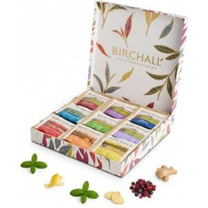Birchall Tea Collection Box Premium Assorted Tea Gift Set 9 Unique Flavors, 36 Individually Wrapped Plant-Based Prism Bags Luxury Infusion Sampler for Cuppa Lovers Birchall Tea Collection Box Premium Assorted Tea Gift Set 9 Unique Flavors, 36 Individually Wrapped Plant-Based Prism Bags Luxury Infusion Sampler for Cuppa Lovers