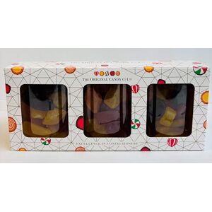 Candy Gift Box – 3 x 220g Jars of Fruity Vegan Wine Gums Candy Gift Box – 3 x 220g Jars of Fruity Vegan Wine Gums