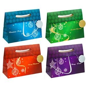 TSI 86417 gift bags with hot stamping Christmas Elegant, Pack of 12, size: large landscape (10 x 12,5 x 5,5 inch) TSI 86417 gift bags with hot stamping Christmas Elegant, Pack of 12, size: large landscape (10 x 12,5 x 5,5 inch)