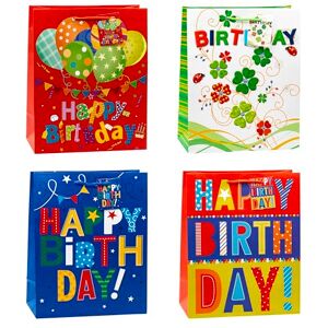 TSI 83315 Happy Birthday Gift Bags Pack of 12 Large (H x W x D) 32 x 26 x 13.5 cm TSI 83315 Happy Birthday Gift Bags Pack of 12 Large (H x W x D) 32 x 26 x 13.5 cm
