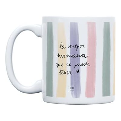 UO Gift Mug with Message The Best Sister You Can Have, Gift for Sister, Original Christmas Gift, Secret Santa Gift, Original Gift, 350 ml, Ceramic UO Gift Mug with Message The Best Sister You Can Have, Gift for Sister, Original Christmas Gift, Secret Santa Gift, Original Gift, 350 ml, Ceramic