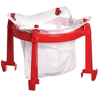 KitchenCraft Home Made Jam Strainer/Jelly Bag and Stand with Recipe in Gift Box, Plastic/Polyester, 2 Pieces, White/Red KitchenCraft Home Made Jam Strainer/Jelly Bag and Stand with Recipe in Gift Box, Plastic/Polyester, 2 Pieces, White/Red
