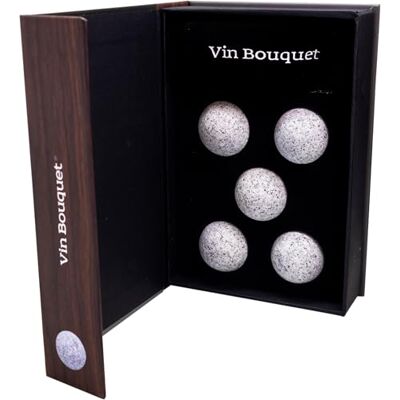VB VIN BOUQUET FIE 1540 Set of 5 Round Chiller Stones, Reusable Natural Stone, Cools Undiluted, Gift Box VB VIN BOUQUET FIE 1540 Set of 5 Round Chiller Stones, Reusable Natural Stone, Cools Undiluted, Gift Box