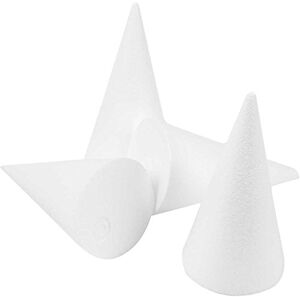 Creativ 54360 15 cm 25-Piece Polystyrene Cones, white Creativ 54360 15 cm 25-Piece Polystyrene Cones, white