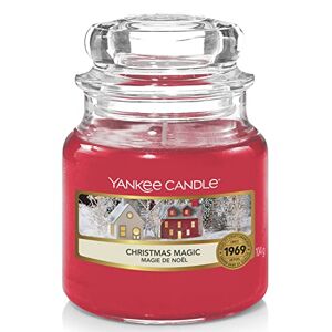 Yankee Candle Scented Candle   Christmas Magic Small Jar   Burn Time: Up to 30 Hours
