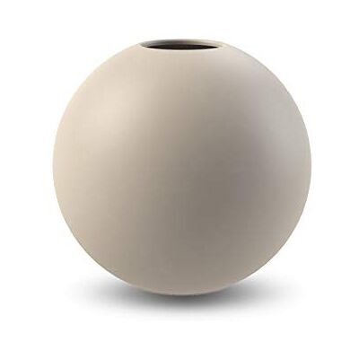 Cooee Design 30 cm Ceramic Ball Vase Sand Cooee Design 30 cm Ceramic Ball Vase Sand
